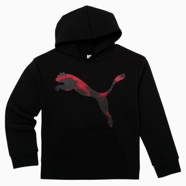 Big Cat Boys' Hoodie JR, PUMA BLACK, extralarge