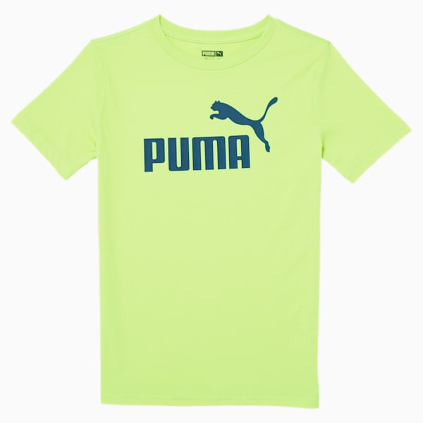 No.1 Logo Boys' Tee JR, SHARP GREEN, extralarge