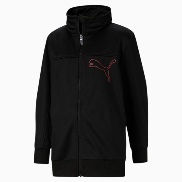 Alpha Boys' Track Jacket JR, PUMA BLACK, extralarge