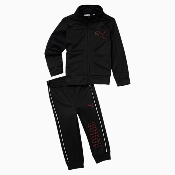 Track Jacket + Jogger Toddler Set, PUMA BLACK, extralarge