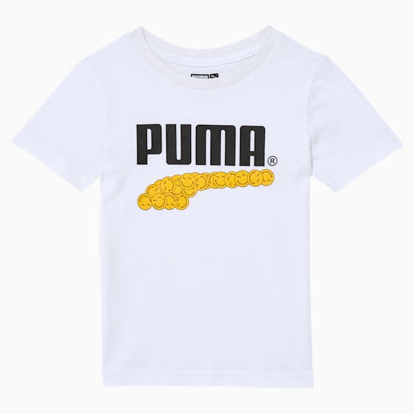 PUMA Toddler Graphic Tee, PUMA WHITE, extralarge
