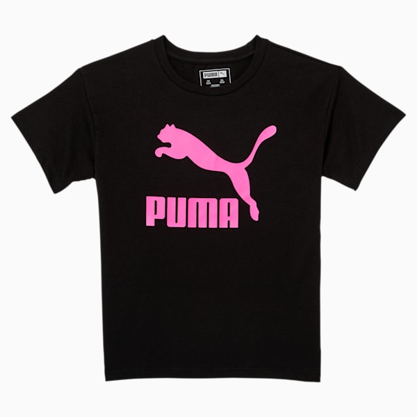 Classics Little Kids' Graphic Tee, PUMA BLACK, extralarge