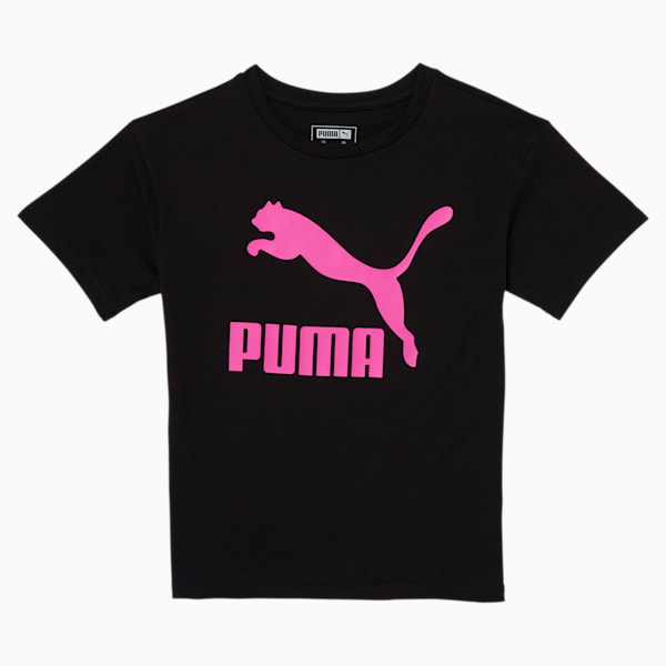 Classics Girls' Graphic Tee JR, PUMA BLACK, extralarge