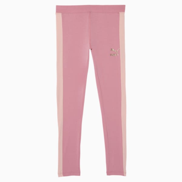 Classics Girls' T7 Leggings JR, FOX GLOVE, extralarge