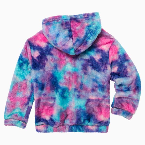 Evide Little Kids' Sherpa Hoodie, DIGI BLUE, extralarge