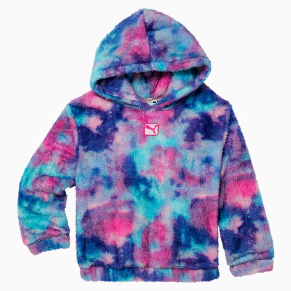 Evide Little Kids' Sherpa Hoodie, DIGI BLUE, extralarge
