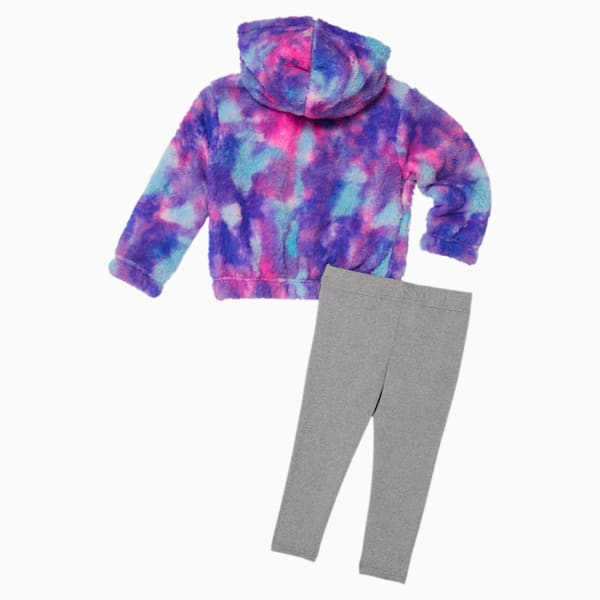 Evide Toddler Sherpa Hoodie + Legging Set, DIGI BLUE, extralarge