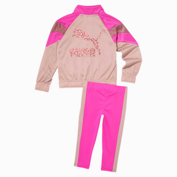Tailored for Sport Wild Toddler Track Jacket + Legging Set, LUMINOUS PINK, extralarge