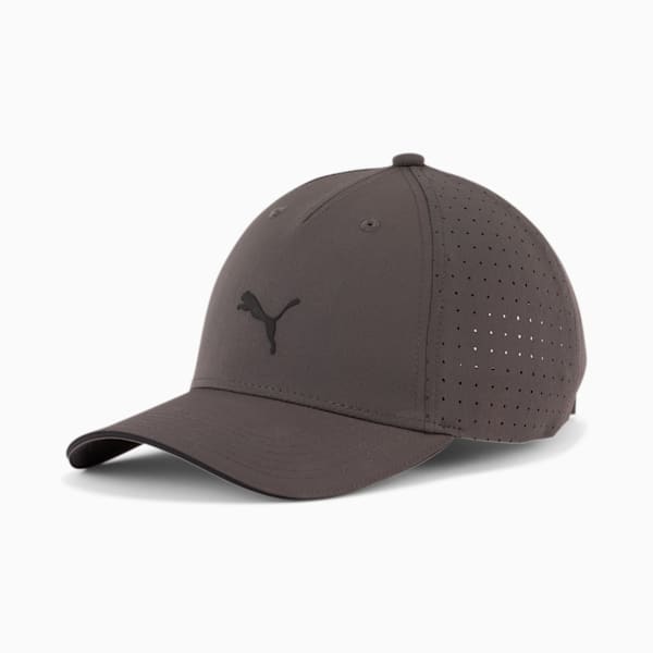 PUMA Mesh 3.0 Runner Performance Cap, Grey/Black, extralarge