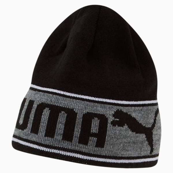 PUMA Bryant Reversible Beanie, Black/White, extralarge