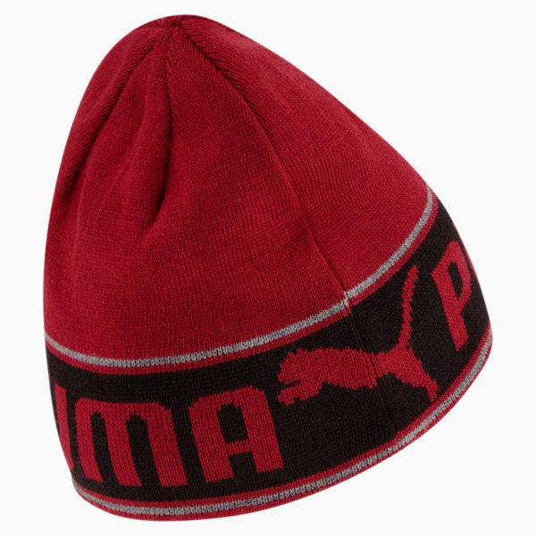 PUMA Bryant Reversible Beanie, Dark Red, extralarge