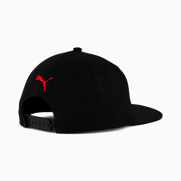 PUMA Go Kids' Snapback, Black/Red, extralarge