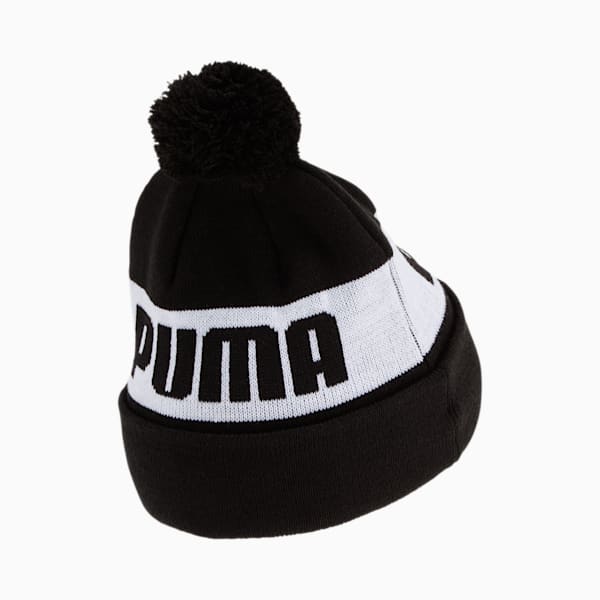PUMA PE Pom Beanie, Black/White, extralarge