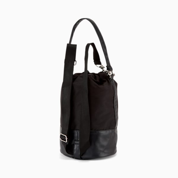 PUMA Convertible Bucket Bag, Black, extralarge