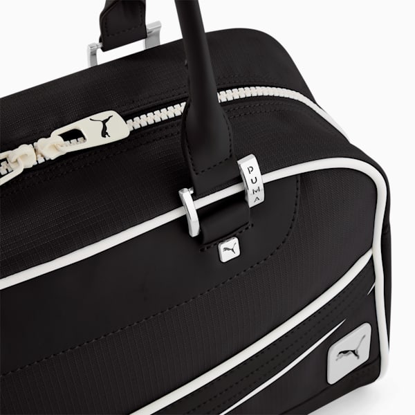 Bolso de mano PUMA para mujer, BLACK / WHITE, extralarge