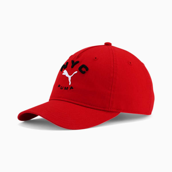 NYC Benton Adjustable Cap, RED, extralarge