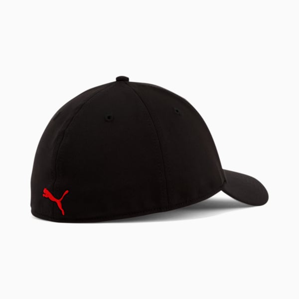 NYC Type Logo Stretchfit Cap, BLACK/RED, extralarge