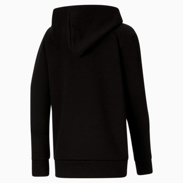 Rebel Boys' Fleece Zip Up Hoodie JR, PUMA BLACK, extralarge