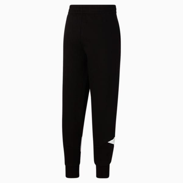 Rebel Boys' Fleece Joggers JR, PUMA BLACK, extralarge