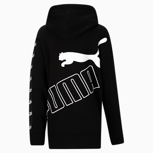 Amplified Boys' Fleece Hoodie, PUMA BLACK, extralarge