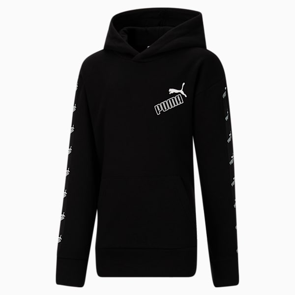 Amplified Boys' Fleece Hoodie, PUMA BLACK, extralarge