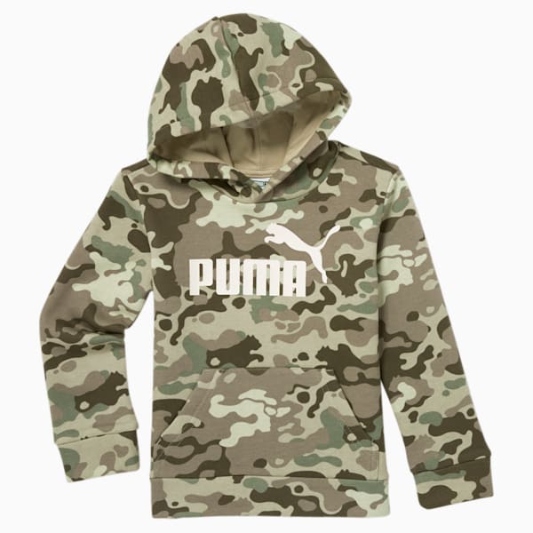 Camo Little Kids' Fleece Hoodie, DESERT SAGE, extralarge