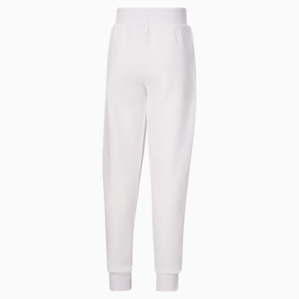 Untamed Girls' Fleece Joggers JR, PUMA WHITE, extralarge