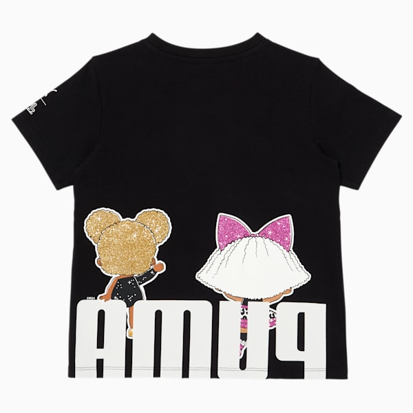 PUMA x L.O.L. SURPRISE! Little Kids' Bold Fashion Tee, PUMA BLACK, extralarge