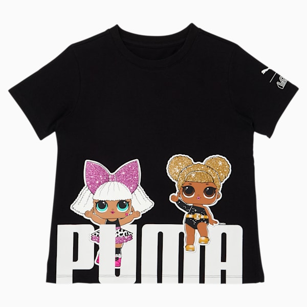 PUMA x L.O.L. SURPRISE! Little Kids' Bold Fashion Tee, PUMA BLACK, extralarge