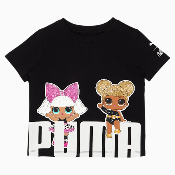 PUMA x L.O.L. SURPRISE! Toddler Bold Fashion Tee, PUMA BLACK, extralarge