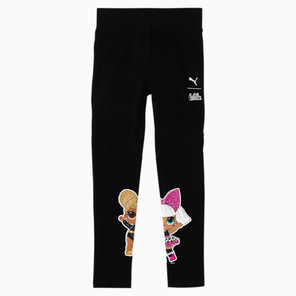 PUMA x L.O.L. SURPRISE! Little Kids' Leggings, PUMA BLACK, extralarge