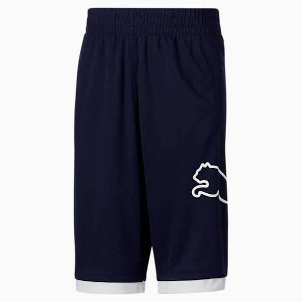 Alpha Boys' Shorts JR, PEACOAT, extralarge