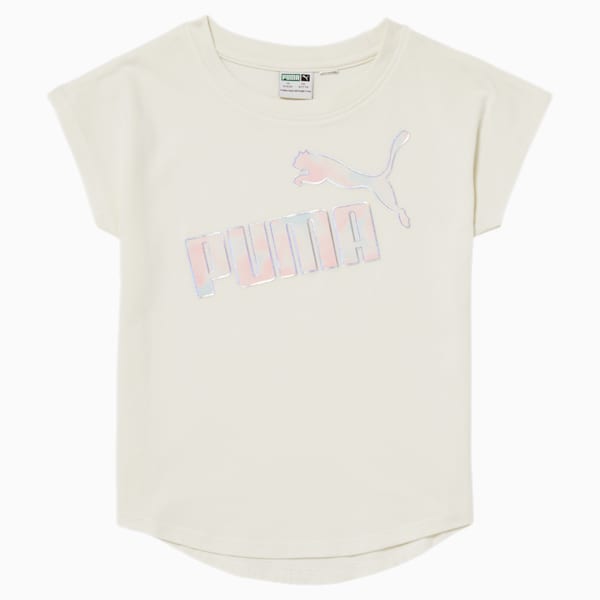 No.1 Logo Little Kids' Tee, MARSHMALLOW, extralarge