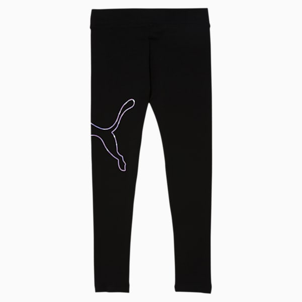 Essentials Girls' Leggings JR, PUMA BLACK, extralarge