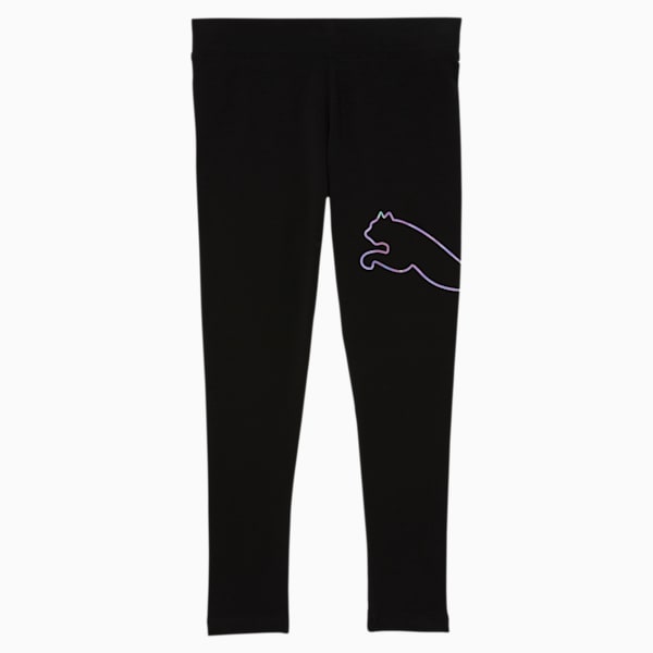 Essentials Girls' Leggings JR, PUMA BLACK, extralarge