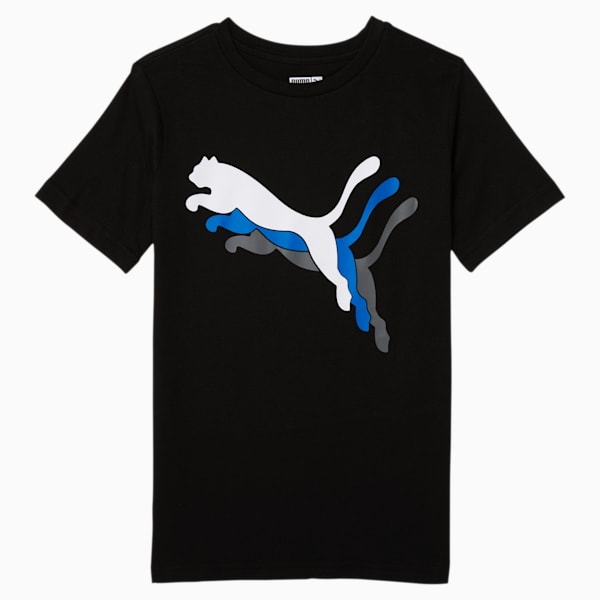 Big Cat Boys' Graphic Tee JR, PUMA BLACK, extralarge