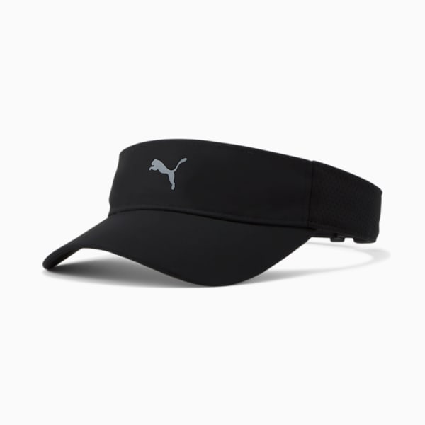 Racket Adjustable Visor, Black, extralarge