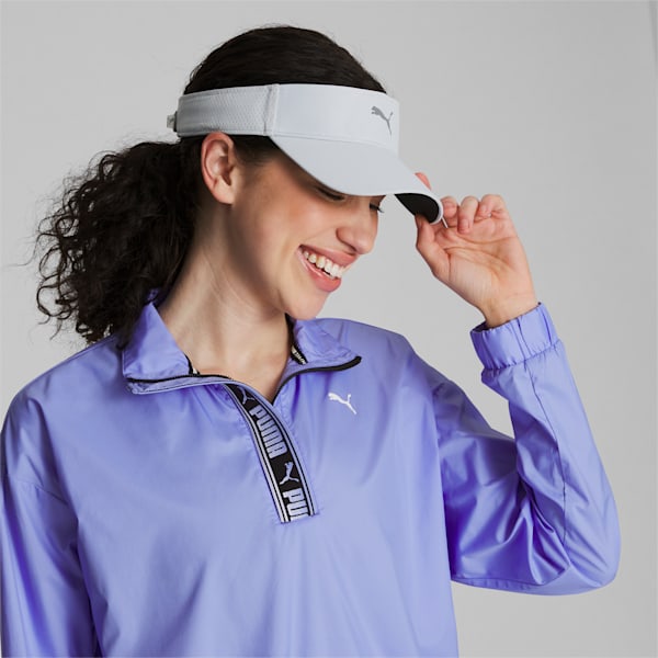 Racket Adjustable Visor, SILVER, extralarge