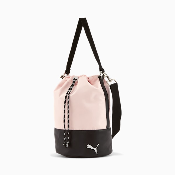 Convertible Bucket Shoulder Bag 2.0, PINK/BLACK, extralarge