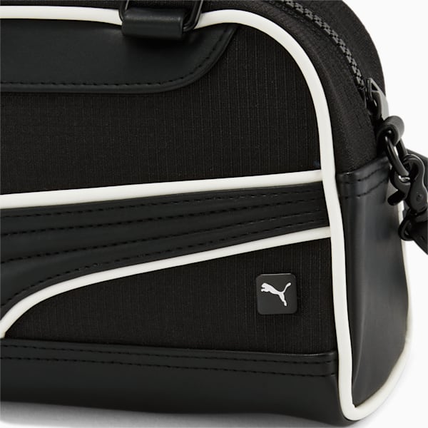 Mini Grip Women's Cross Body Bag, Black/White, extralarge