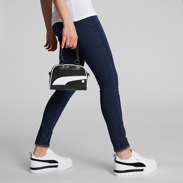 Bolso bandolera para mujer Mini Grip, BLACK TRADITIONAL, extralarge