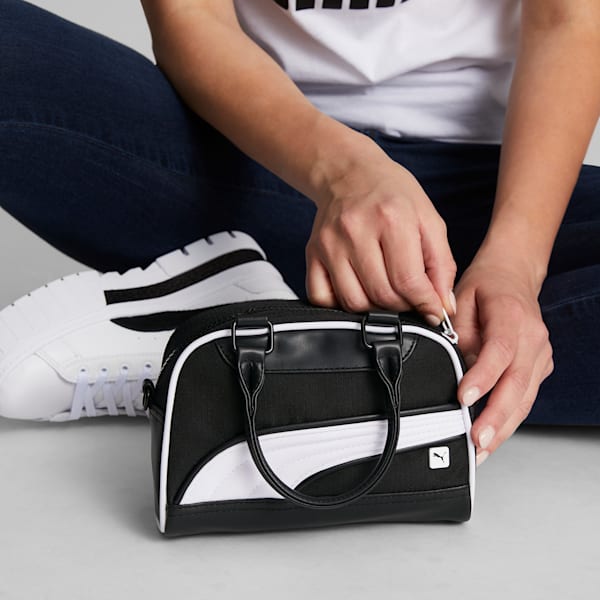 Bolso bandolera para mujer Mini Grip, BLACK TRADITIONAL, extralarge