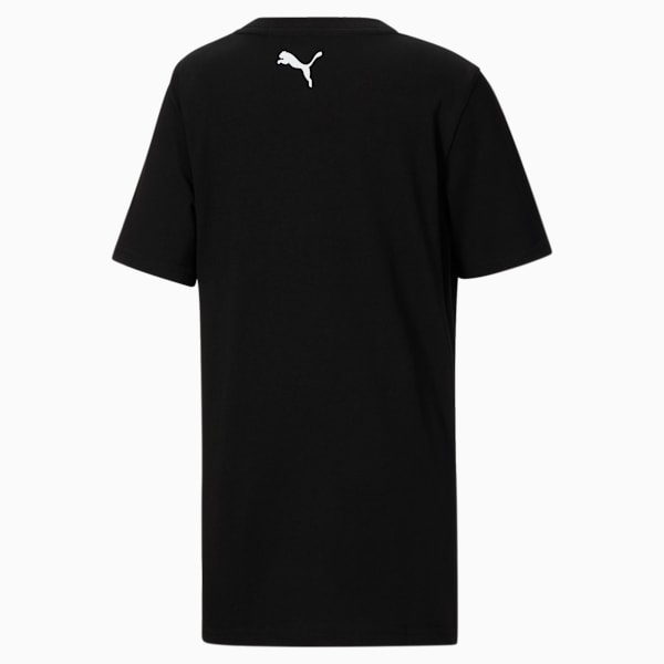 Boys' Graphic Tee JR, PUMA BLACK, extralarge