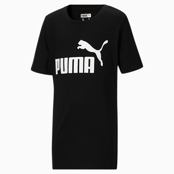 Boys' Graphic Tee JR, PUMA BLACK, extralarge