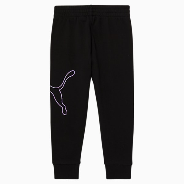 Pants de polar de algodón para niños Core, PUMA BLACK, extralarge