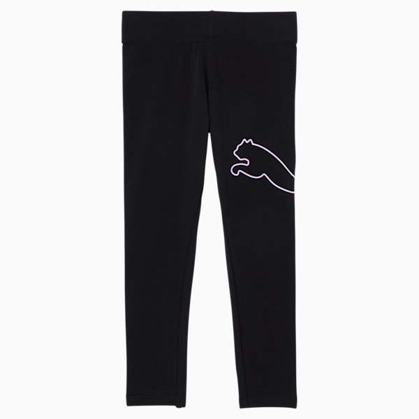 Core Little Kids' Leggings, PUMA BLACK, extralarge