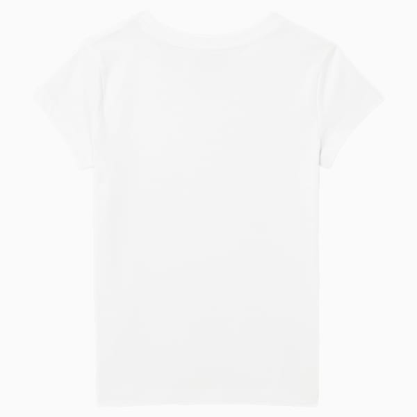 Core Little Kids' Graphic Tee, PUMA WHITE, extralarge