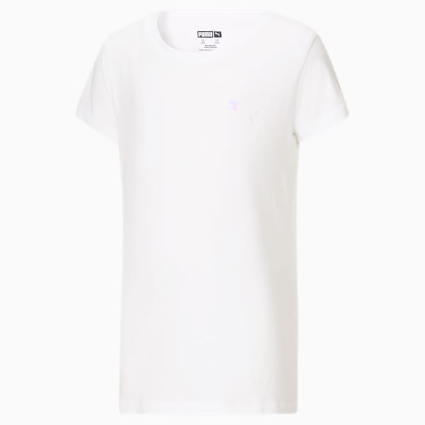 T-shirt à manches courtes Core Fille, PUMA WHITE, extralarge