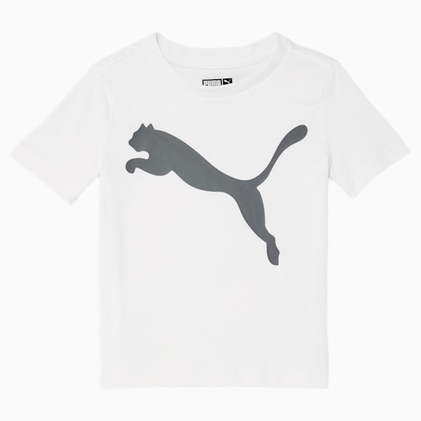 Big Cat Toddlers' Logo Tee, PUMA WHITE, extralarge