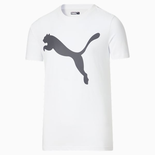 T-shirt avec gros logo PUMA Cat Enfant et adolescent, PUMA WHITE, extralarge